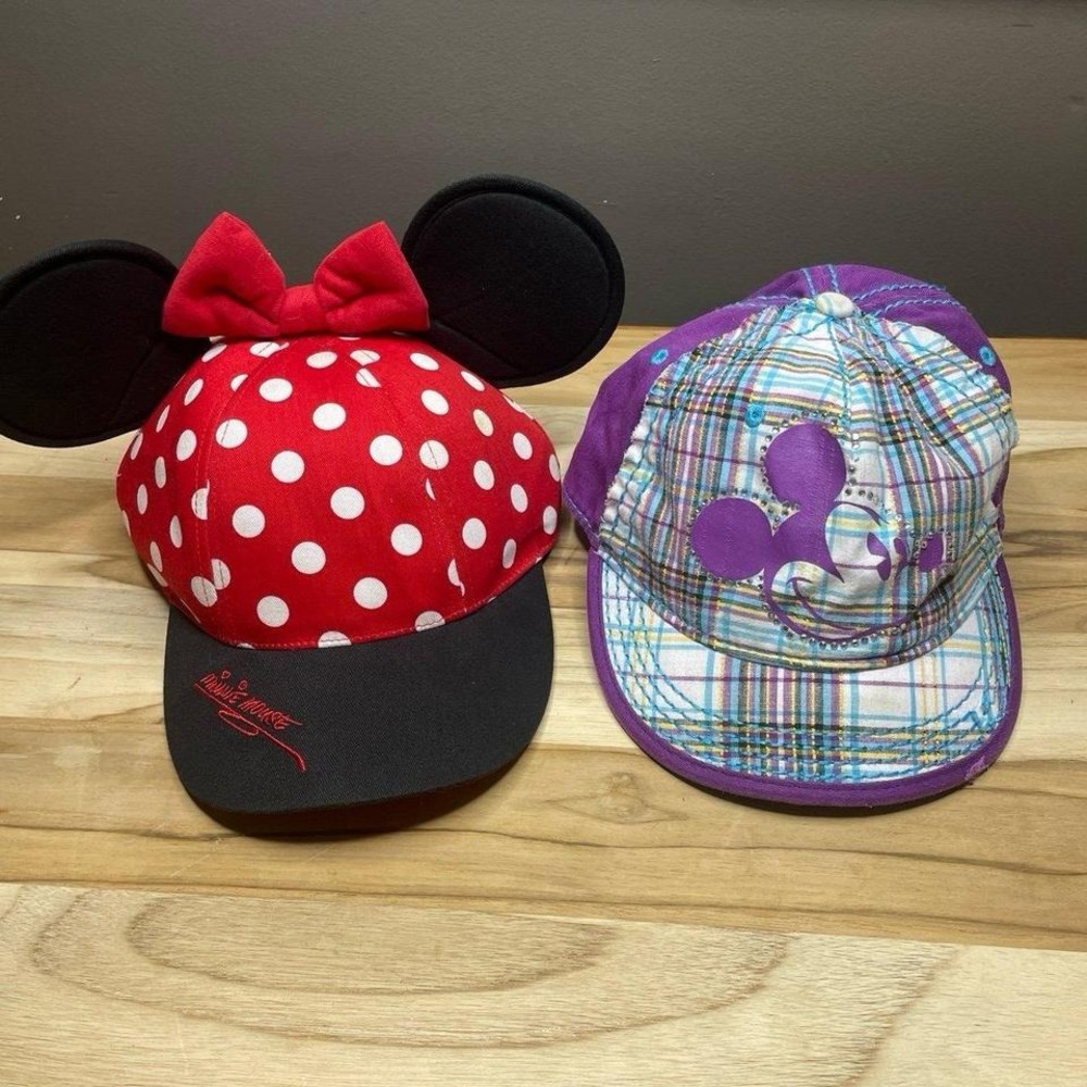 Two Disney parks youth hats